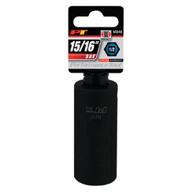 Performance Tool M848 1/2" Drive 15/16" 6pt Deep Impact Socket