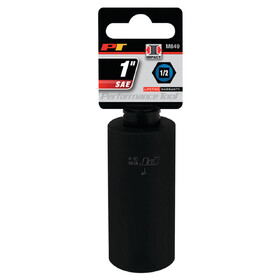 Performance Tool M849 1/2" Drive 1" 6pt Deep Impact Socket