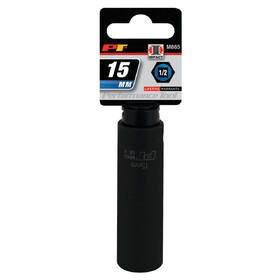 Performance Tool M865 1/2" Drive 15mm 6pt Deep Impact Socket