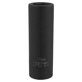 Performance Tool M867 1/2" Drive 17mm 6pt Deep Impact Socket