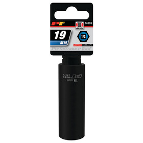 Performance Tool M869 1/2" Drive 19mm 6pt Deep Impact Socket