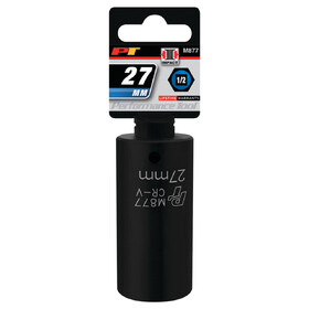 Performance Tool M877 1/2" Drive 27mm 6pt Deep Impact Socket