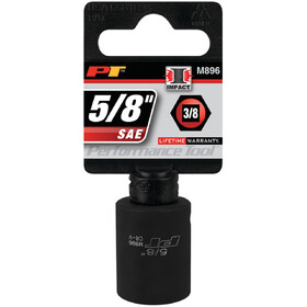 Performance Tool M896 3/8" Drive 5/8" 6pt Impact Socket