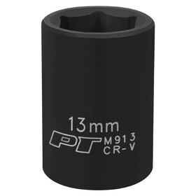 Performance Tool M913 3/8" Drive 13mm 6pt Impact Socket