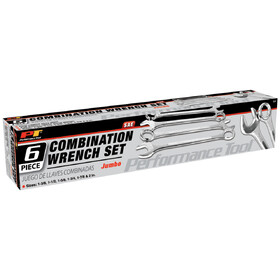 Performance Tool S/6 6 pc. Jumbo Wrench Set