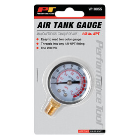 Performance Tool W10055 Air Tank Gauge 1/8 NPT