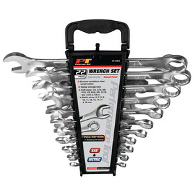 Performance Tool W1084 22 pc. Combination Wrench Set