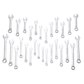 Performance Tool W1093 28 pc. SAE & Metric Wrench Set