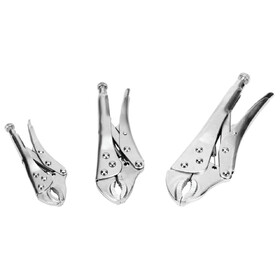 Performance Tool W1107DB 3 pc. Locking Plier Set
