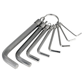 Performance Tool W1109C 8 pc. SAE Hex Key Wrench Set