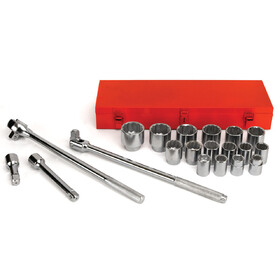 Performance Tool W1180 21 pc. SAE 3/4" Drive Socket Set