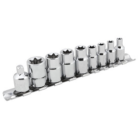 Performance Tool W1338 9 pc. External Star Socket Set
