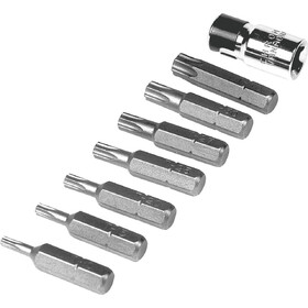 Performance Tool W1386 8 pc. Tamper Resist Star Bit Set