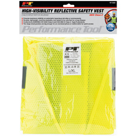 Performance Tool W1580 High-Visibility Reflective Safety Vest