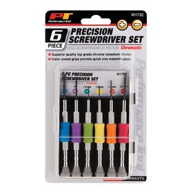 Performance Tool W1732 6 pc. Chromatic Screwdriver Set