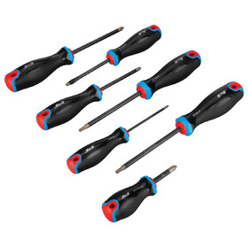 Performance Tool W1743 7 pc. TPE Diamond Tip Screwdriver Set