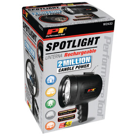 Performance Tool W2433 2M CP Spotlight, Black