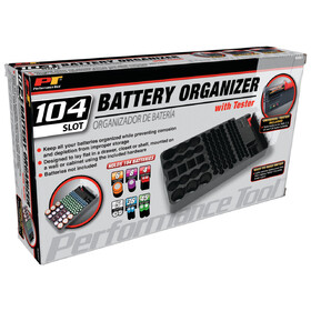 Performance Tool W3001 104 Slot Battery Organizer