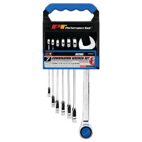 Performance Tool W30631 7 pc. Metric Ratcheting Wrench Set