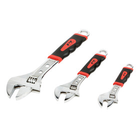 Performance Tool W30703 3 pc. Adjustable Wrench Set