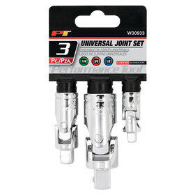 Performance Tool W30933 3 pc. Universal Joint Set