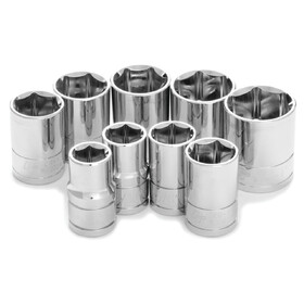 Performance Tool W32002 9 pc. 1/2" Drive SAE Socket Set