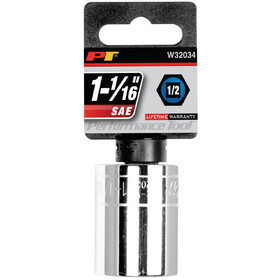 Performance Tool W32034 1/2" Drive 1-1/16" 6pt Socket