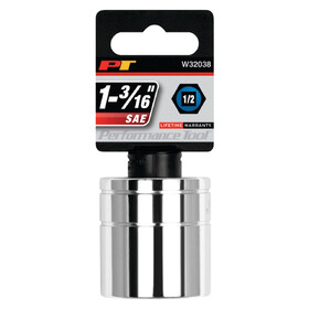 Performance Tool W32038 1/2" Drive 1-3/16" 6pt Socket
