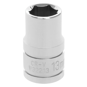 Performance Tool W32213 1/2" Drive 13mm 6pt Socket