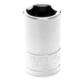 Performance Tool W32215 1/2" Drive 15mm 6pt Socket