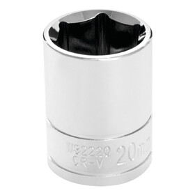 Performance Tool W32220 1/2" Drive 20mm 6pt Socket