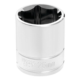 Performance Tool W32226 1/2" Drive 26mm 6pt Socket