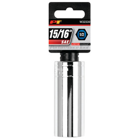 Performance Tool W32330 1/2" Drive 15/16" 6pt Deep Socket