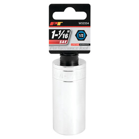 Performance Tool W32334 1/2" Drive 1-1/16" 6pt Deep Socket