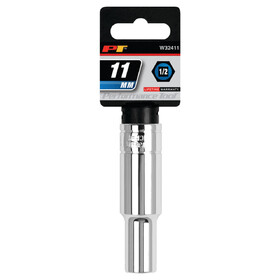 Performance Tool W32411 1/2" Drive 11mm 6pt Deep Socket