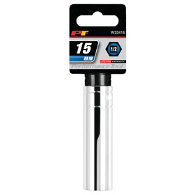 Performance Tool W32415 1/2" Drive 15mm 6pt Deep Socket