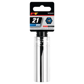 Performance Tool W32421 1/2" Drive 21mm 6pt Deep Socket