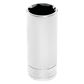 Performance Tool W32424 1/2" Drive 24mm 6pt Deep Socket