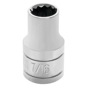 Performance Tool W32514 1/2" Drive 7/16" 12pt Socket