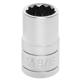 Performance Tool W32518 1/2" Drive 9/16" 12pt Socket