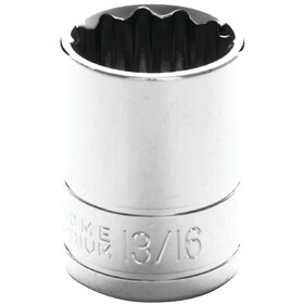 Performance Tool W32526 1/2" Drive 13/16" 12pt Socket