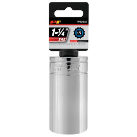Performance Tool W32640 1/2" Drive 1-1/4" 12pt Deep Socket
