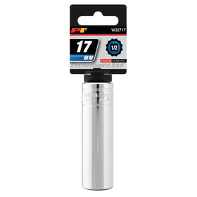 Performance Tool W32717 1/2" Drive 17mm 12pt Deep Socket