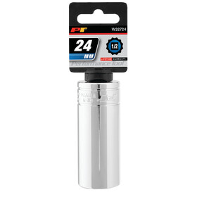 Performance Tool W32724 1/2" Drive 24mm 12pt Deep Socket
