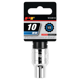 Performance Tool W32810 1/2" Drive 10mm 12pt Socket