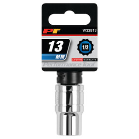 Performance Tool W32813 1/2" Drive 13mm 12pt Socket