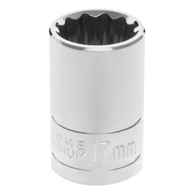 Performance Tool W32817 1/2" Drive 17mm 12pt Socket