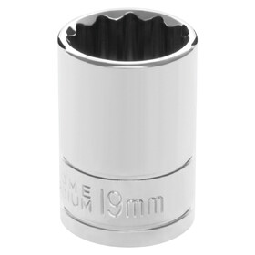 Performance Tool W32819 1/2" Drive 19mm 12pt Socket
