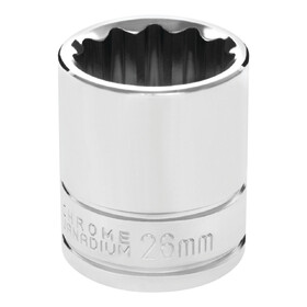 Performance Tool W32826 1/2" Drive 26mm 12pt Socket