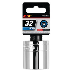 Performance Tool W32832 1/2" Drive 32mm 12pt Socket